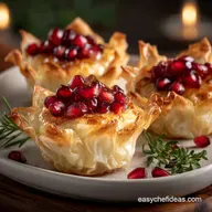 Baked Brie Phyllo Cups UltraCrispy Holiday Appetizer Recipe