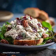 The Best Creamy Chicken Salad with Cranberries Pecans Recipe