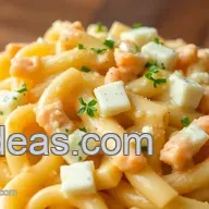 Easy Creamy Four Cheese Pasta Delight: A Cozy Family Favorite