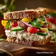 Greek Salad Sandwich: The Ultimate Creamy, No-Soggy Recipe