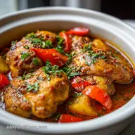 Slow Cooker Chicken with Creamy Ranch Sauce for 6 Servings