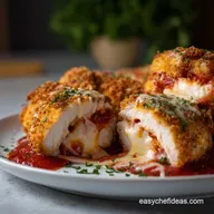 Crispy Baked Chicken Parmesan Rolls Easy Chicken P: Ultra-Crispy Baked!