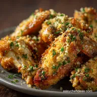 Garlic Parmesan Wings: Crispy Oven-Baked Recipe