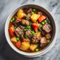 Crockpot Beef Stew with Vegetables (6 Servings)