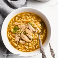 Easy Crockpot Chicken Noodle Soup GrandmaApproved