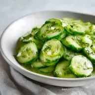 Simple Cucumber Salad with Refreshing Cucumber Salad Dressing in 20 Minutes
