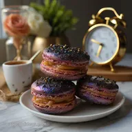 Cute New Year Desserts: Gourmet Champagne Macarons