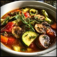 Delicious Daniel Fast Vegetable Soup Quick Healthy Recipe with Fresh
