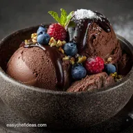 Chocolate frozen yogurt: The ultimate rich, dark, and guilt-free dessert.