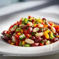 Dense Bean Salad Recipe for 6 Servings