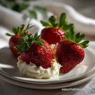Deviled Strawberry Recipe: Easy Valentines Day Dessert Idea with Cream Cheese - No-Bake