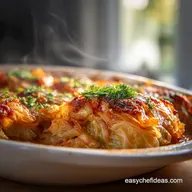 Stuffed Cabbage Casserole: Baked, Un-stuffed, Totally Fuss-Free
