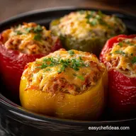 Crockpot Stuffed Peppers: The Easy Cheesy Slow Cooker Recipe