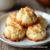 Easy Coconut Macaroon Recipe Chewy Golden No Faff
