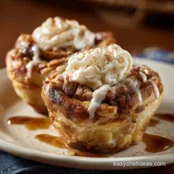 Cinnamon Roll Apple Pie Cups: Quick, Easy Shortcut Dessert