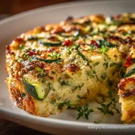 Crustless Zucchini Pie: The Secret to a Firm, Flavorful Summer Bake
