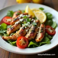 Easy Greek LemonHerb Chicken Gyro Bowls Recipe