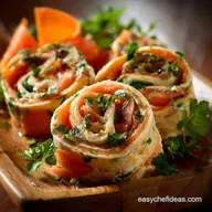 NoBake Smoked Salmon Pinwheels Easy Tortilla Appetizer Recipe