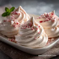 Peppermint Meringue Cookies: Light Airy Holiday Baking Recipe