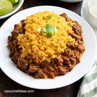 Crockpot Mexican Beef and Rice Easiest Fiesta Ever