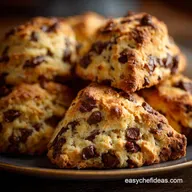 Chocolate Chip Scones The Secret to Light and Tender BakeryStyle Fluff
