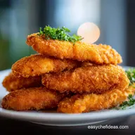Fried Chicken Cutlets: Golden and Crispy for 4 Servings