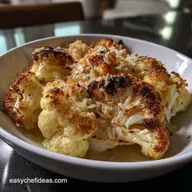 Garlic Roasted Cauliflower with Toasted Asiago | Nutty