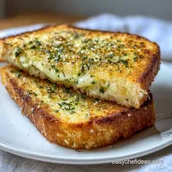 Garlic Bread Grilled Cheese in 18 Minutes