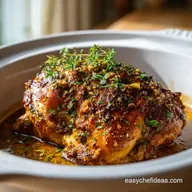 Chicken Crock Pot Recipe with Garlic and Herbs for 5