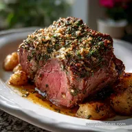 New Year s Food Idea with Garlic and Herb Roast: Succulent