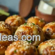 How to Make Delicious Garlic Parmesan Cheeseburger Bombs at Home