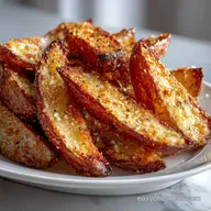 Garlic Parmesan Potato Wedges in 35 Minutes