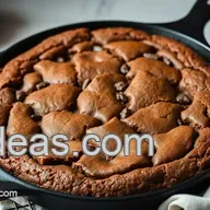 Giant Skillet Cookie Recipe: Bigger Than Your Head!