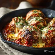 Giant Turkey Meatball Parmesan The Secret to Juicy Supersized Turkey Parm Meatballs