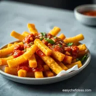 Golden Polenta Fries with Spicy Marinara: Bellissimo!