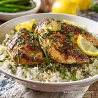 Greek Chicken Meal Prep Rice Bowls: Healthy Lemon-Herb Flavor
