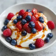 Greek Yogurt Fruit Dip in 5 Minutes