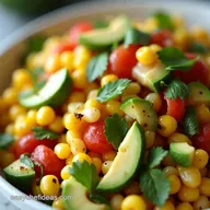 Grilled Corn Avocado Salad Best Cookout Sides Recipe