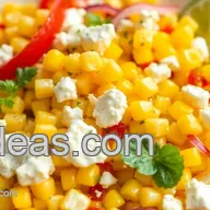 Easy Grilled Corn Salad with Creamy Feta Delight for Summer Bliss