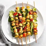 Easy Vegetarian Meals Halloumi Veggie Skewers Sorted