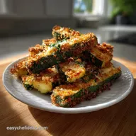 Healthy Baked Zucchini Sticks Oven or: Ultra-Crispy Panko Fries