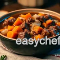 Hearty Homestyle Beef Soup - Comfort in a Bowl!