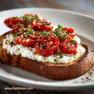 Breakfast Toast: The Healthy, Quick Ricotta Roasted Tomato Recipe