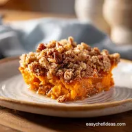 Sweet Potato Casserole with Pecan Topping in 60 Minutes