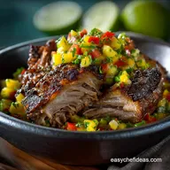 Slow Cooked Jerk Pork with Caribbean Salsa: Melt-in-Your-Mouth Recipe