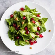 JewelToned Pomegranate Salad My Pistachio Vinaigrette Secret