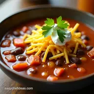 LazyDay Crockpot Taco Soup Recipe Fiesta in a Bowl