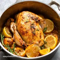 Easy One Pot Dinner Ideas Lemon Herb Chicken Roast