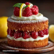 Sunshine Mini Cakes Lemon Raspberry Layer Cake Recipe for Tea