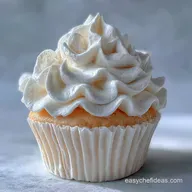 Sweet Light Angel Food Cupcake with Meringue Icing